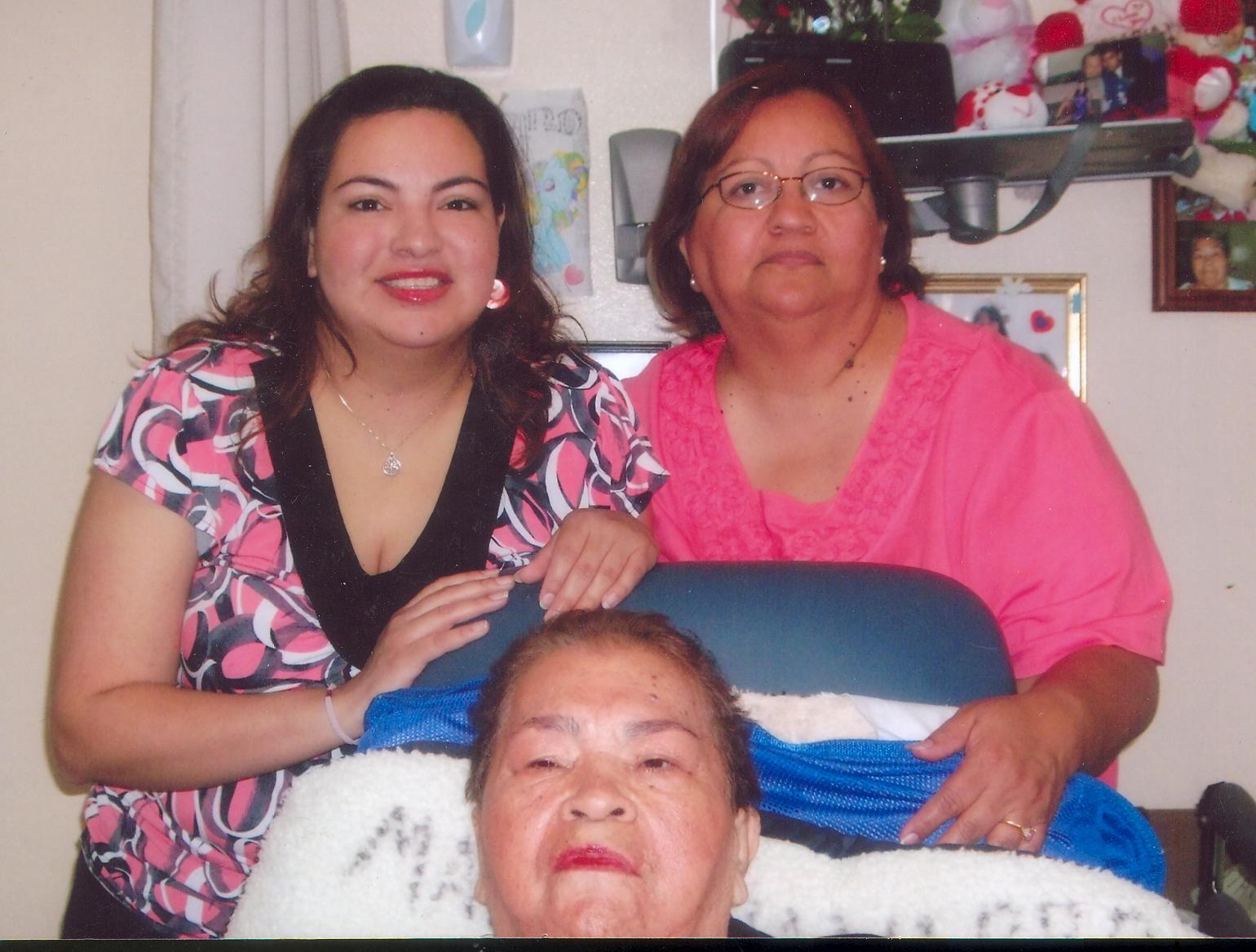 Jennifer Tenorio with Irma Tenorio